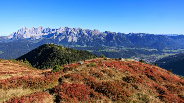 Blick vom Roßfeld über die Hochwurzen hinweg (c) Martin Huber