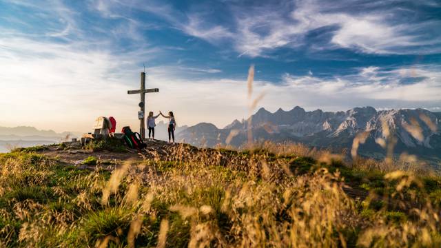 autumn holiday in Schladming in Austria in summer