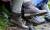 Detailbild Füße und Schuhe