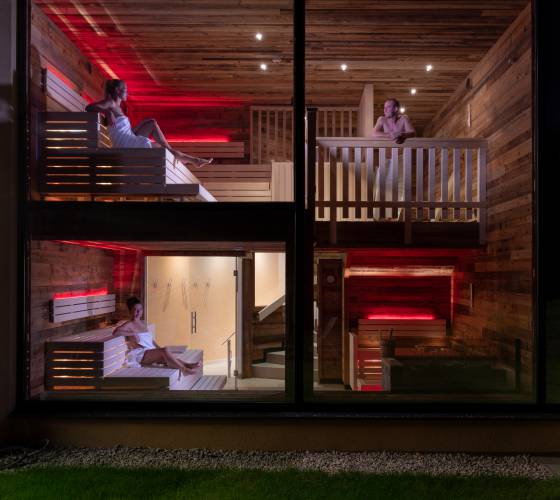 Saunas im Wellnesshotel Schütterhof