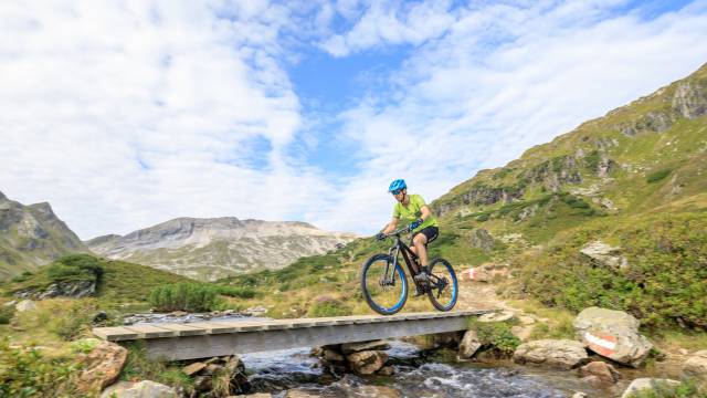 Mountainbiken in Schladming in Österreich