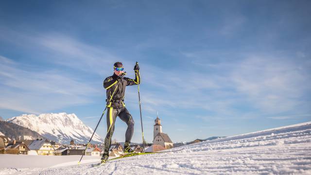 Langlaufen in Ramsau in Österreich