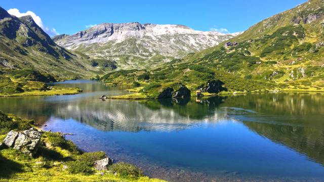 Bergsee bei Schladming in Österreich