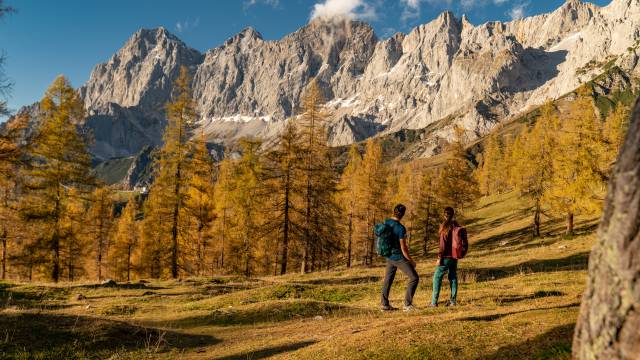 Hiking in Schladming in autumn