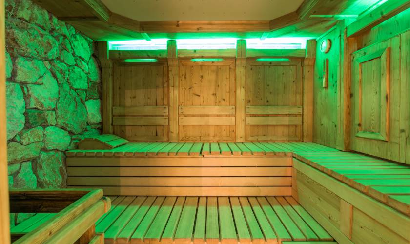 Bio sauna & Finnish sauna in the Family Spa at the hotel Schütterhof