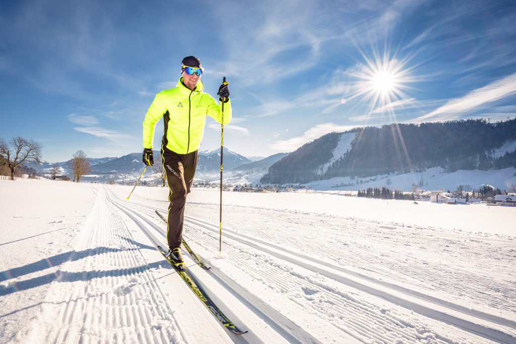 Crosscountry skiing in Schladming in Austria Hotel Schütterhof