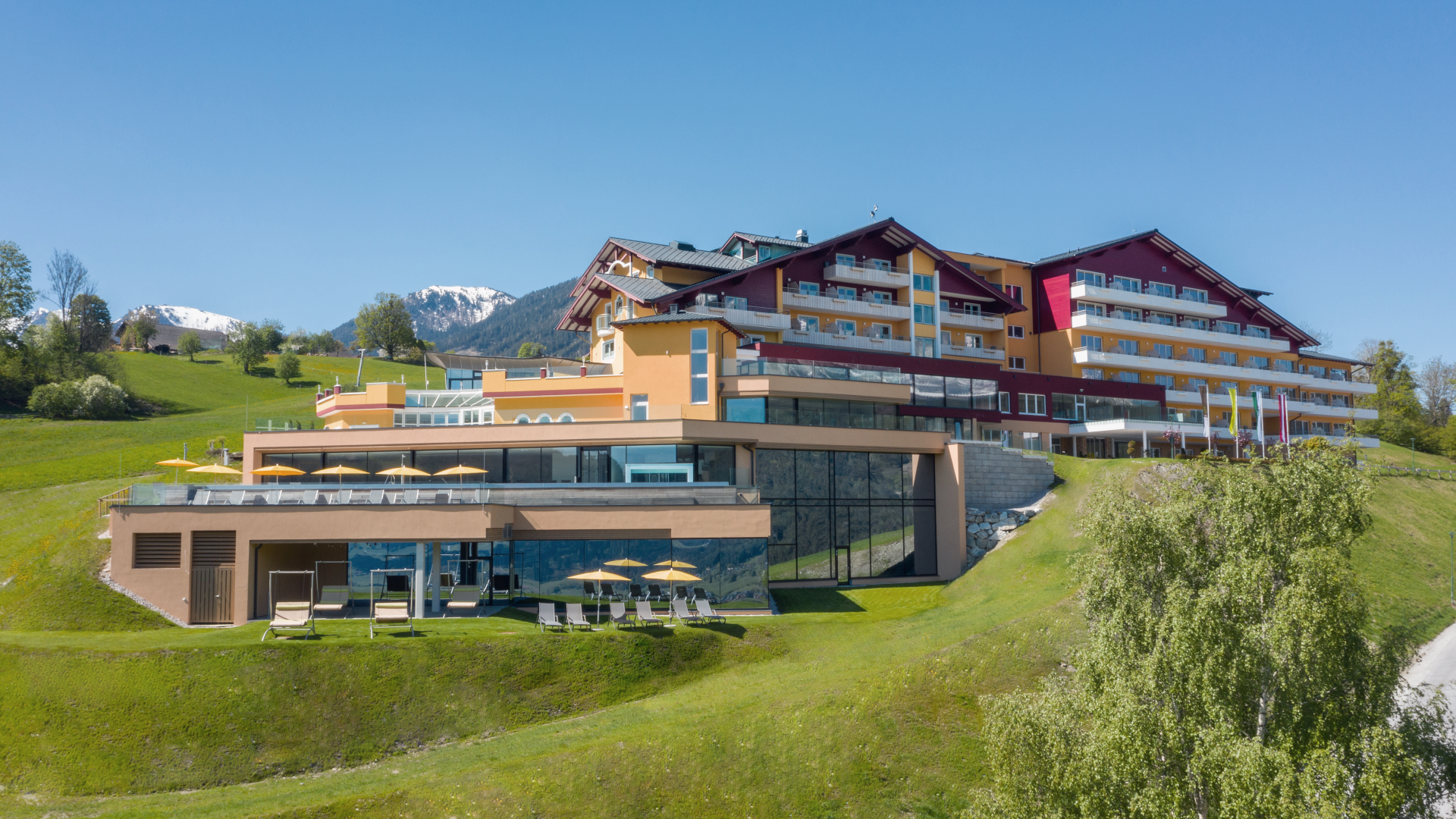 Mitten in den Alpen das Hotel Schütterhof in Schladming